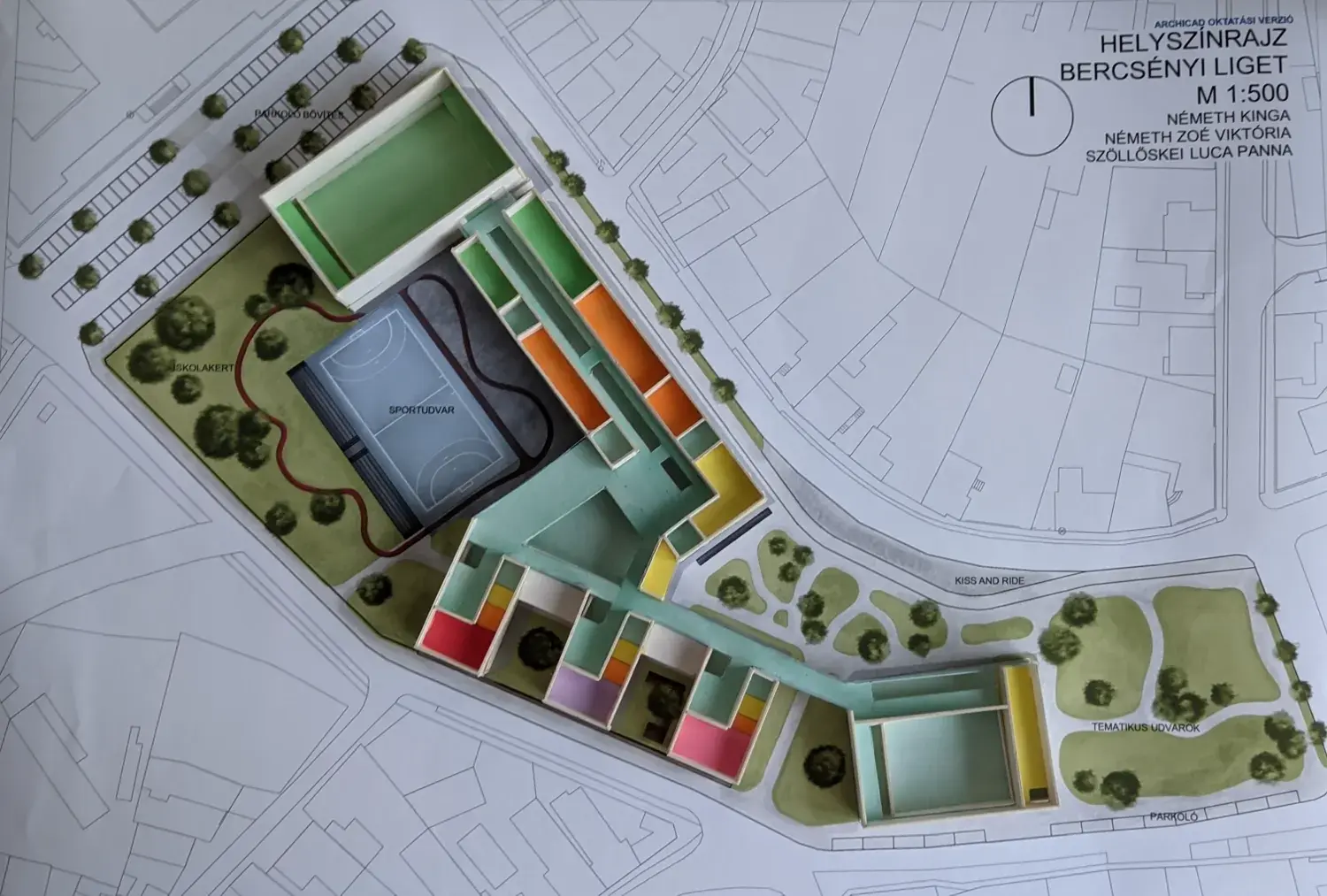 Schule Park Bercsényi - 2